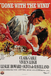 
          <p>A manipulative woman and a roguish man conduct a turbulent romance during the American Civil War and Reconstruction periods.<br><br>
          Drama (USA)
          Directors: Victor Fleming, George Cukor (uncredited)<br>
          Writers: Margaret Mitchell (Gone with the Wind)<br>
          <b>  Clark Gable, Vivien Leigh, Thomas Mitchell </b></br></p>