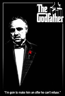   
        	<p>The aging patriarch of an organized crime dynasty transfers control of his clandestine empire to his reluctant son.<br><br>	
        	Drama (USA)		
        	Director: Francis Ford Coppola<br>
        	Writers: Mario Puzo (screenplay by), Francis Ford Coppola (screenplay)<br>	
			 <b>Stars: Marlon Brando, Al Pacino, James Caan </b></br></p>